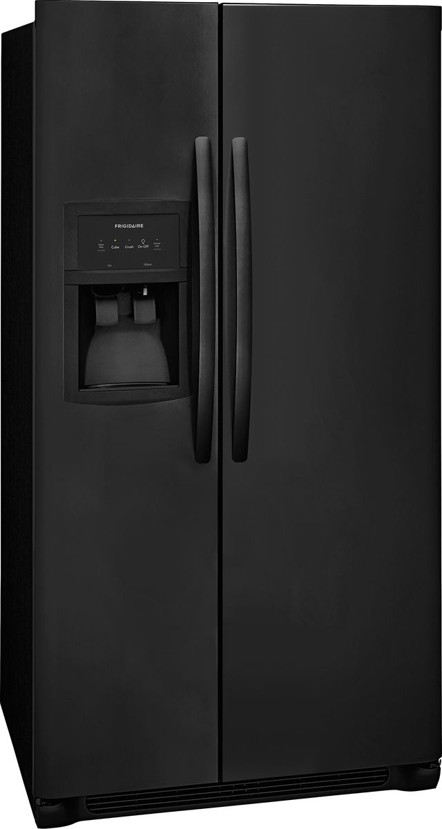 Frigidaire® 25.5 Cu. Ft. Standard-Depth Side by Side Refrigerator-Ebony Black 9