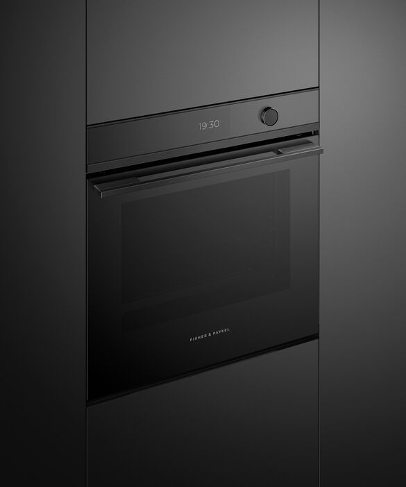 Fisher & Paykel Series 9 24" Black Electric Built In Single Oven-3