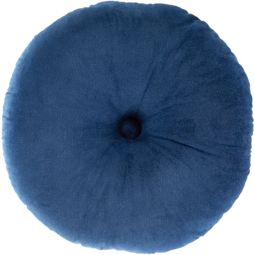 Surya Cotton Velvet Navy 18 Square Decorative Throw Pillow - #91H33