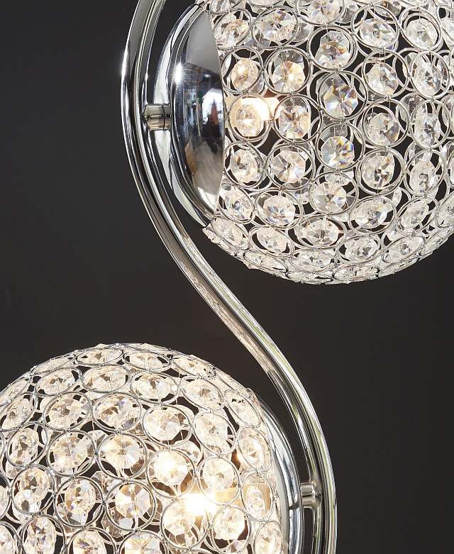 Signature Design by Ashley® Winter Clear/Silver Metal Floor Lamp-2