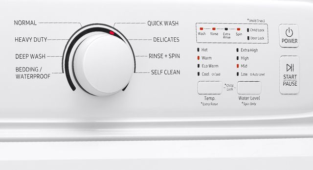 Samsung 4.0 Cu. Ft. White Top Load Washer 8