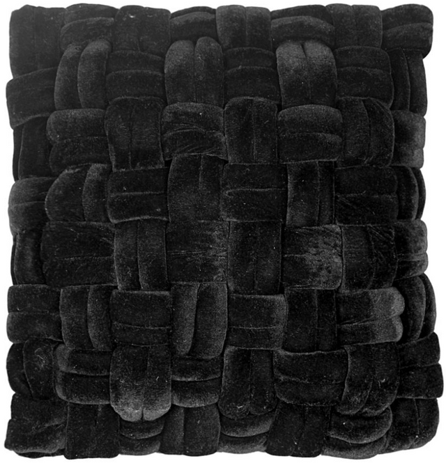 Moe's Home Collection PJ Black Velvet Pillow