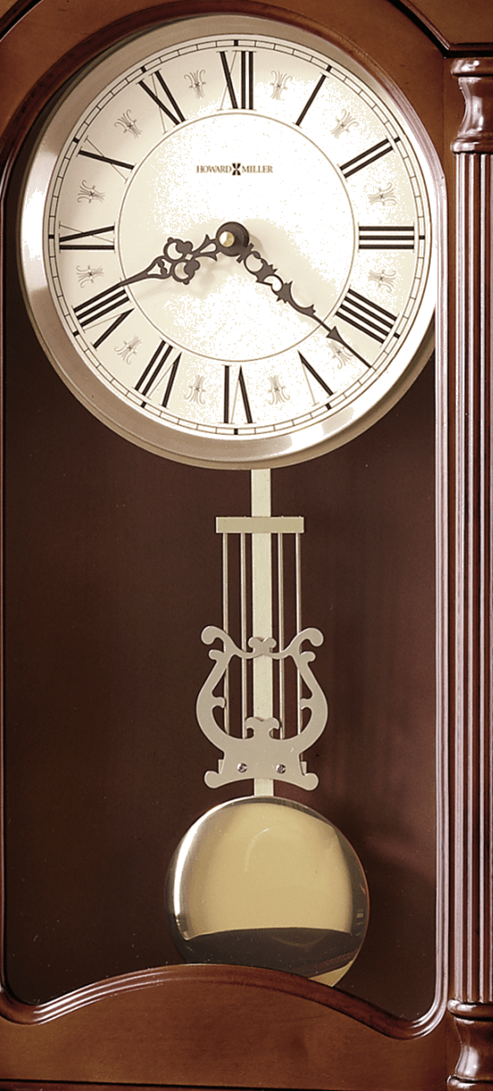 Howard Miller® Everett Windsor Cherry Wall Clock 1