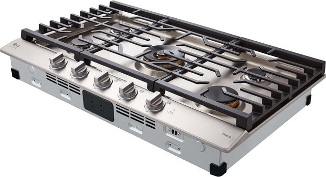 LG STUDIO 36” UltraHeat™ Gas Cooktop with EasyClean®