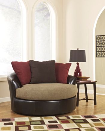Ashley® Oversized Swivel Accent Chair 0