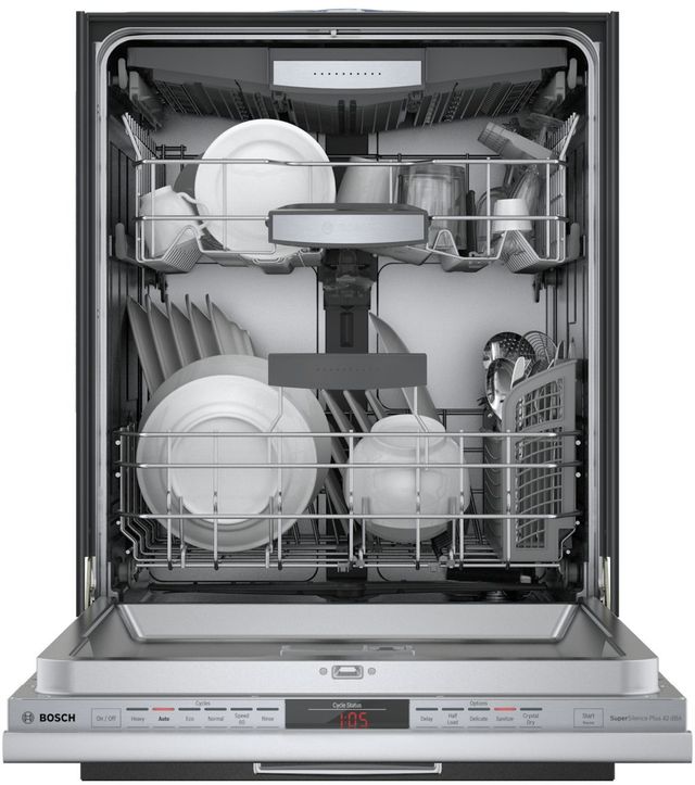 Bosch 800 Series 24" Custom Panel Built In Dishwasher-1