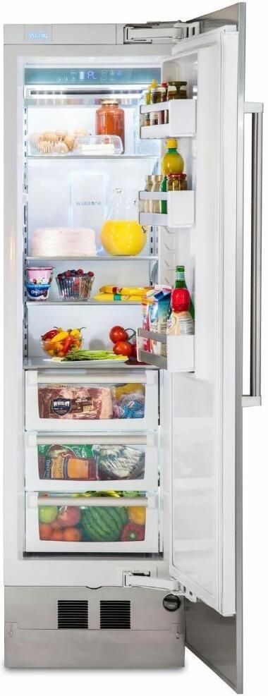 Viking® 7 Series 12.9 Cu. Ft. Bywater Blue Fully Integrated Right Hinge All Refrigerator with 5/7 Series Panel 1