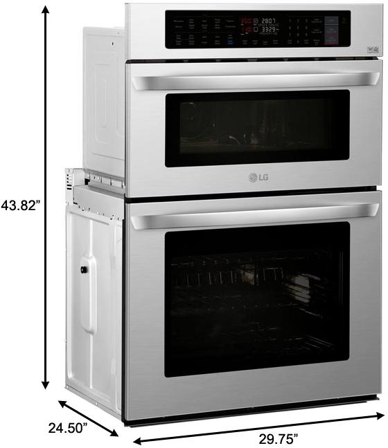 wall oven combo with microwave