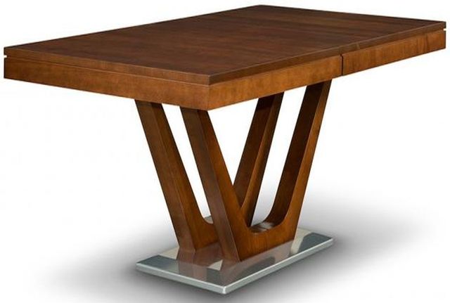 Handstone Catalina Solid Top Dining Table, 42x60" + 2-18”