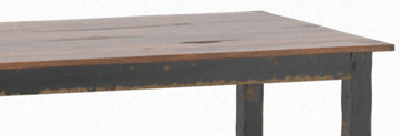 Table en bois rectangulaire Champlain, noir, Canadel® 1