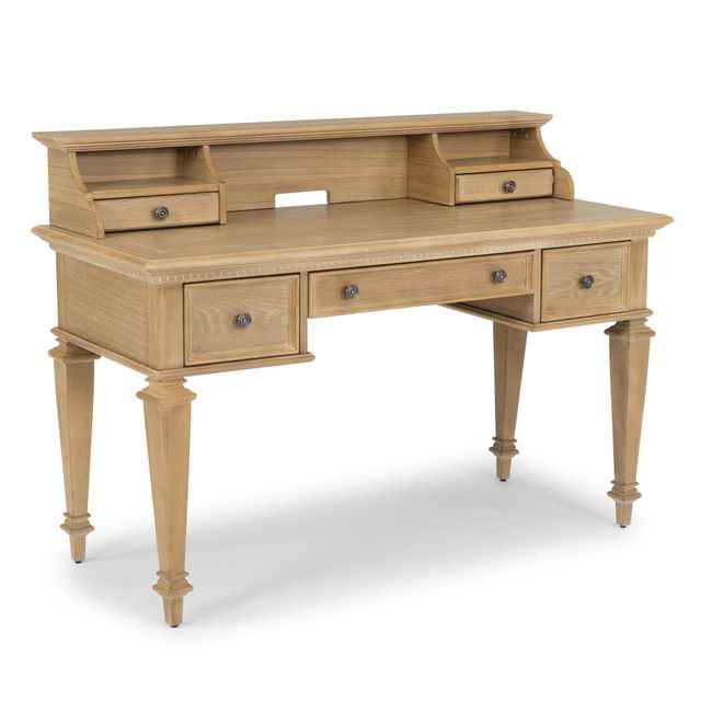 homestyles® Manor House Brown Desk with Hutch-1