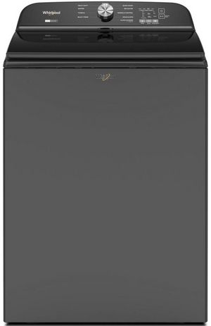 Whirlpool® 5.2 - 5.3 Cu. Ft. 2 in 1 Removable Agitator Volcano Black Top Load Washer 