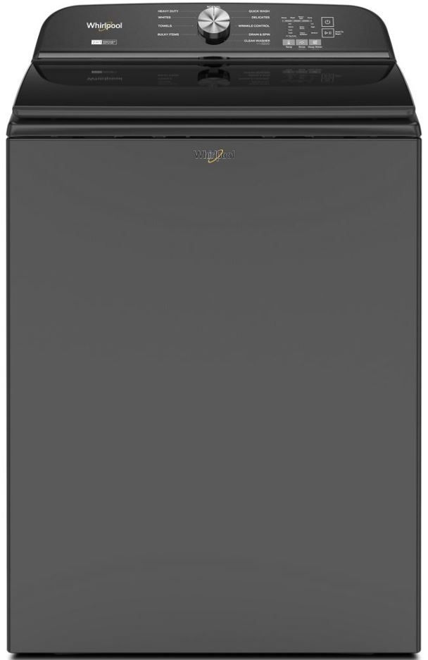 Whirlpool® 5.3 Cu. Ft. Volcano Black Top Load Washer 