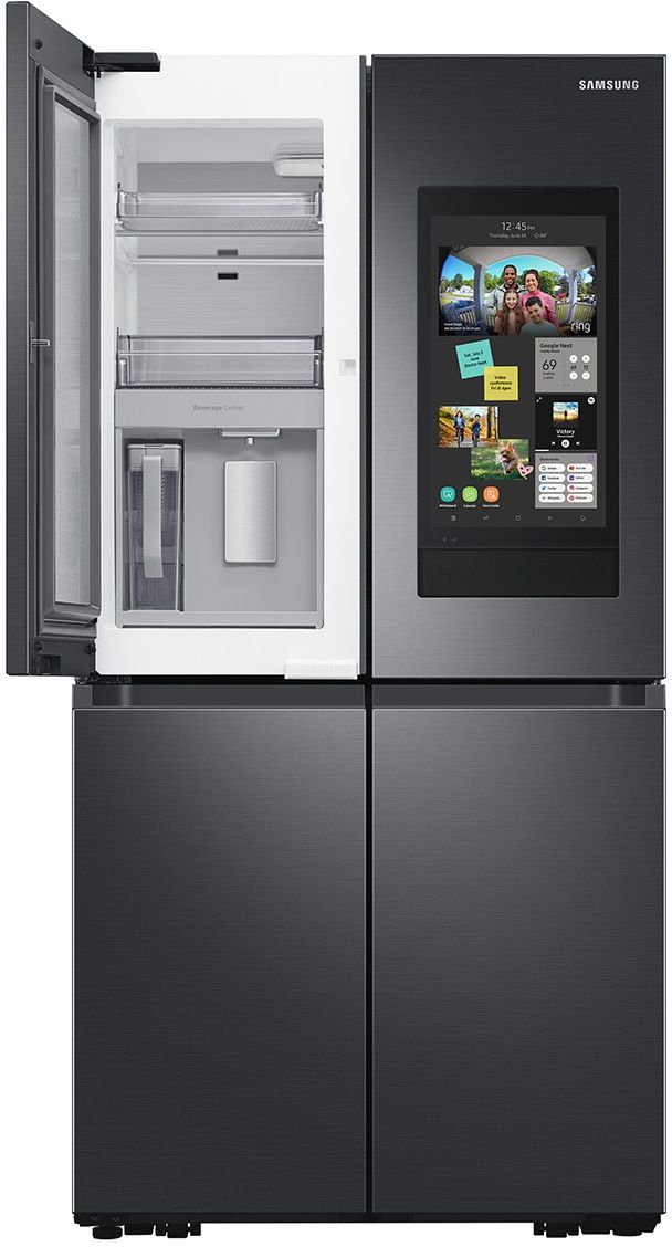 Samsung 28.6 Cu. Ft. Fingerprint Resistant Black Stainless Steel French Door Refrigerator 4