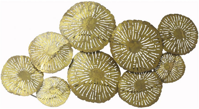 Moe's Home Collections Gold Large Circles Wall Decor 0