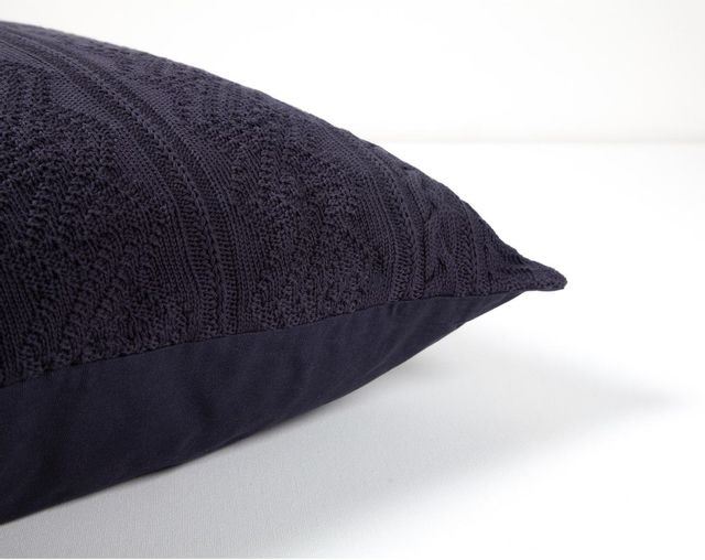 Renwil® Fenti Blue 24" x 24" Decorative Pillow 3