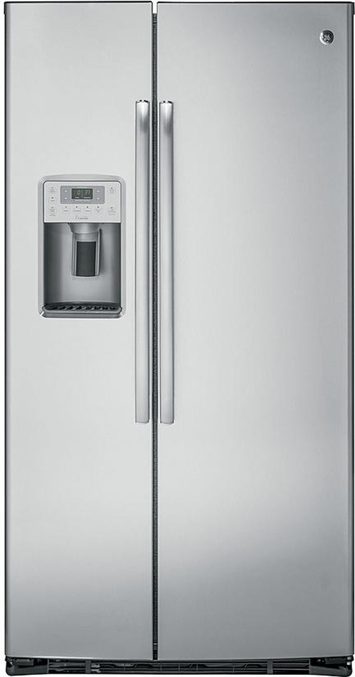 GE Profile™ 21.9 Cu. Ft. Counter-Depth Stainless Steel Side-By-Side Refrigerator