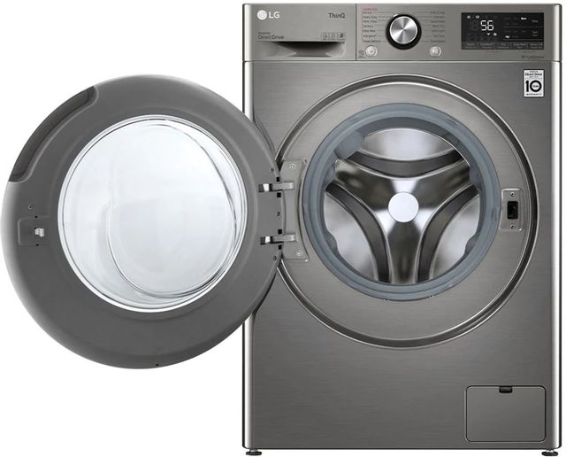LG 2.6 Cu. Ft. Graphite Steel Front Load Washer Dryer Combo 1
