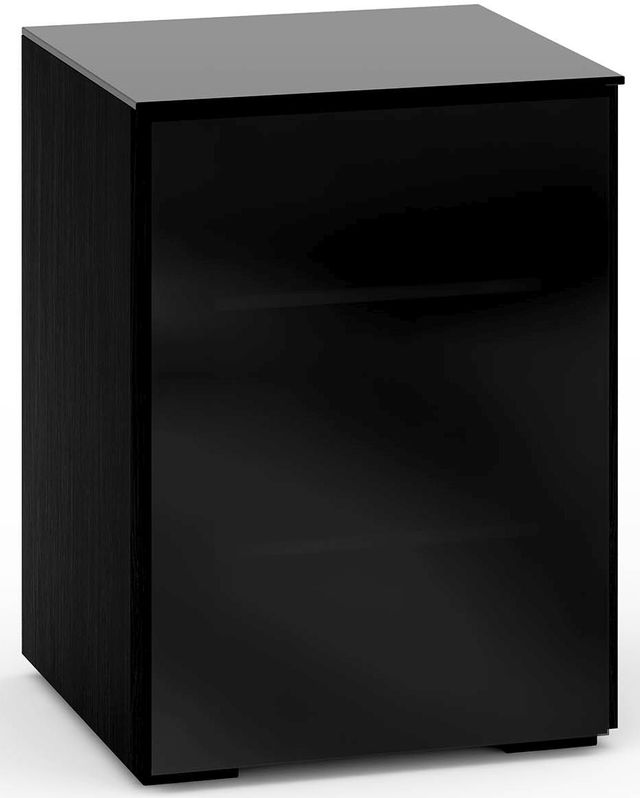 Salamander Designs® Oslo 317 AV Cabinet-Black Glass