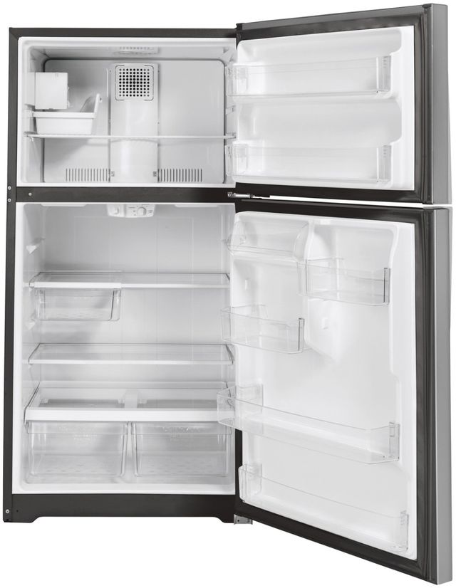 GE® 30 in. 19.1 Cu. Ft. Stainless Steel Top Freezer Refrigerator-1