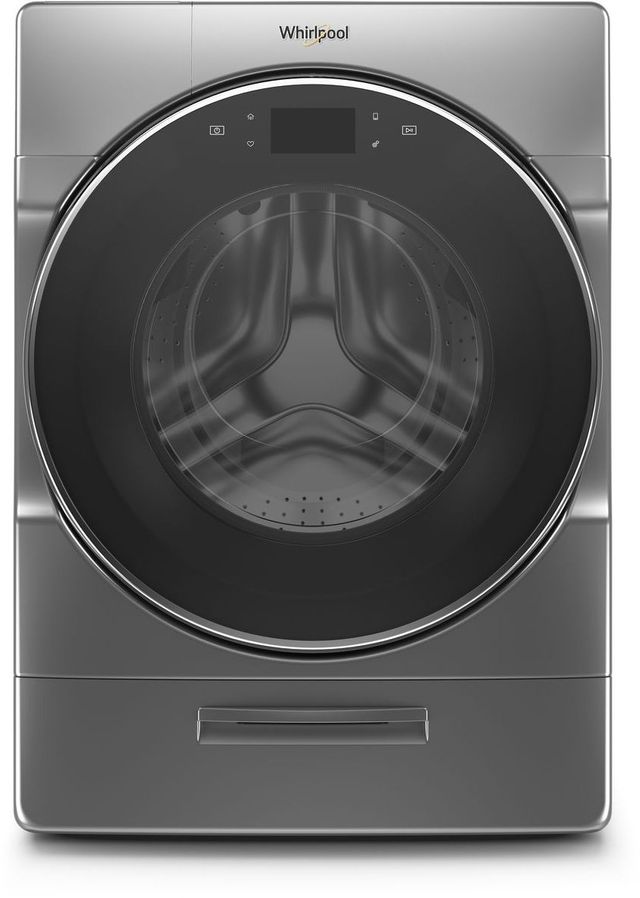 Whirlpool® 4.5 Cu. Ft. Shadow Chrome Electric Washer Dryer Combos
