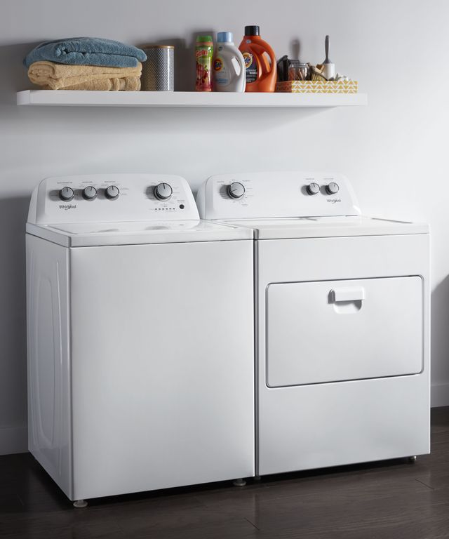 Whirlpool® 7.0 Cu. Ft. White Front Load Gas Dryer 10