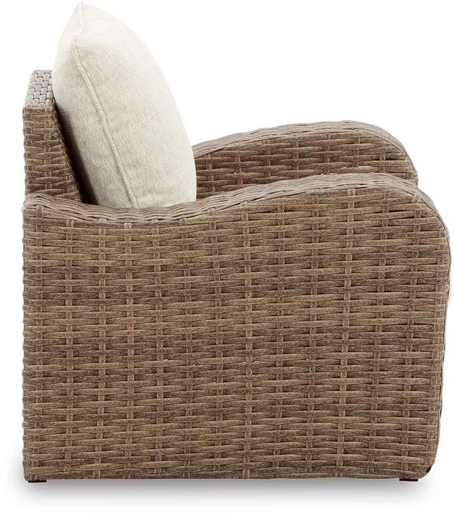 Signature Design by Ashley® Sandy Bloom Beige Outdoor Lounge Chair with Cushion 2