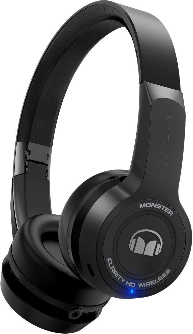 Monster® ClarityHD™ On-Ear Wireless Bluetooth Headphones-Black 0