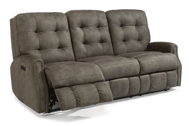 Flexsteel® Devon Fabric Power Reclining Sofa-1