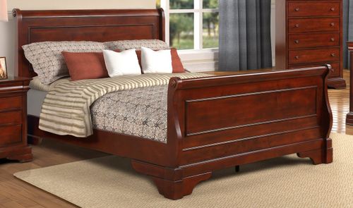 New Classic® Home Furnishings Versaille Bordeaux Eastern King Sleigh Bed