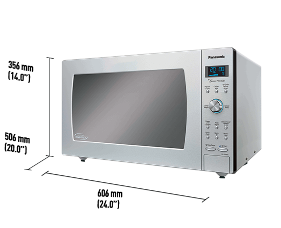 Panasonic Genius® Prestige® 2.2 Cu. Ft. Stainless Steel Countertop Microwave 3