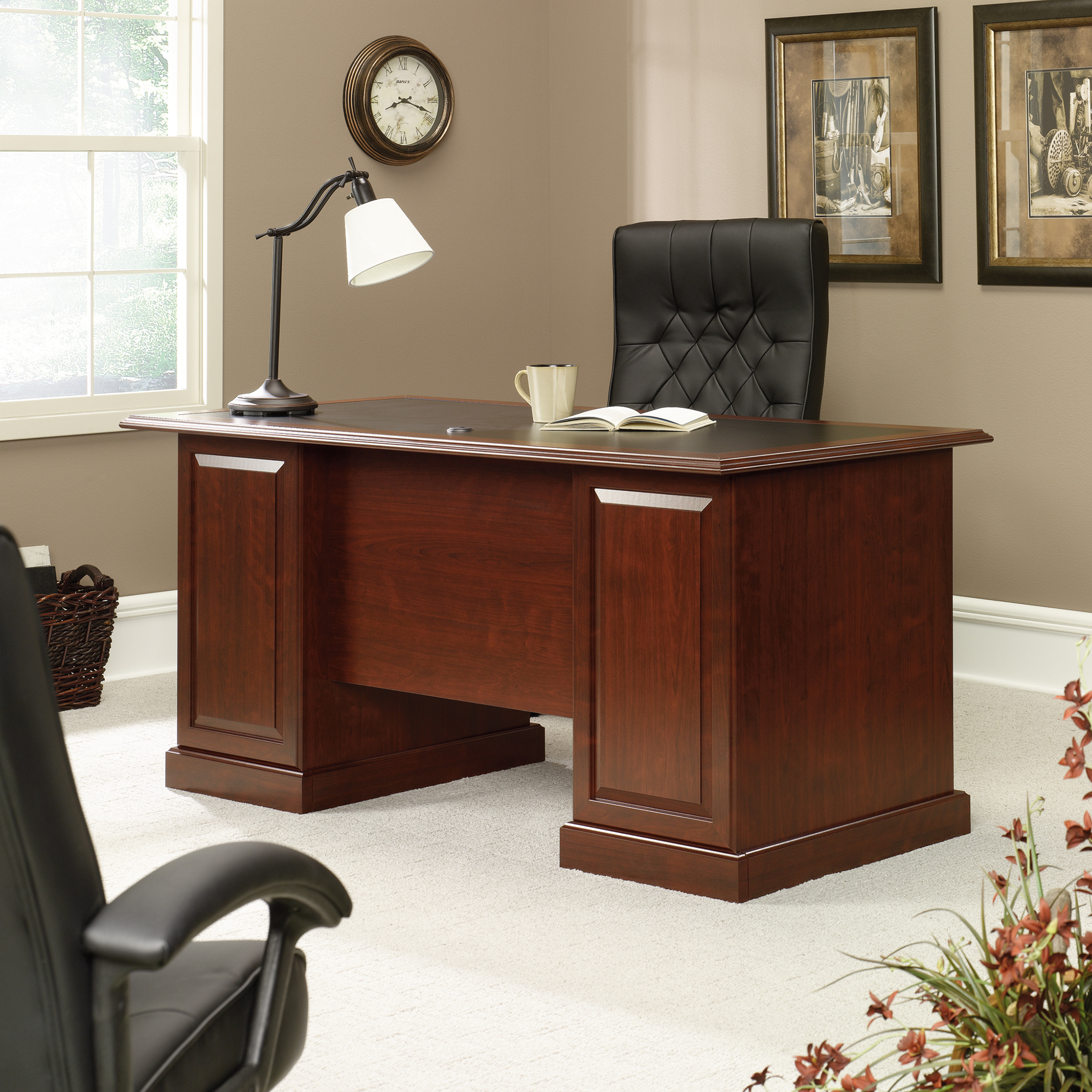 sauder orchard hills executive desk