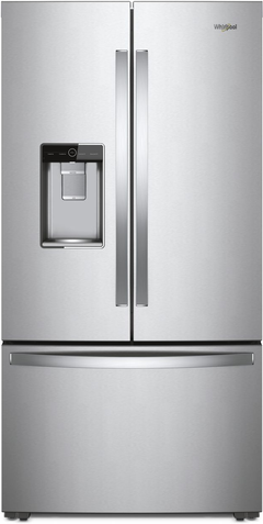 Whirlpool® 24 Cu. Ft. Wide Counter Depth French Door Refrigerator-Fingerprint Resistant Stainless Steel-WRF954CIHZ