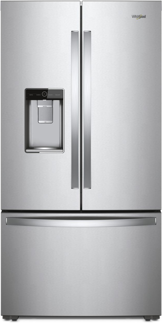 Whirlpool® 24 Cu. Ft. Wide Counter Depth French Door Refrigerator-Fingerprint Resistant Stainless Steel