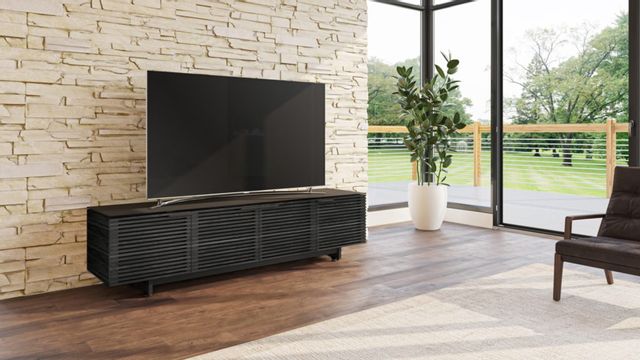 BDI Corridor® Charcoal Stained Ash Media Console 5