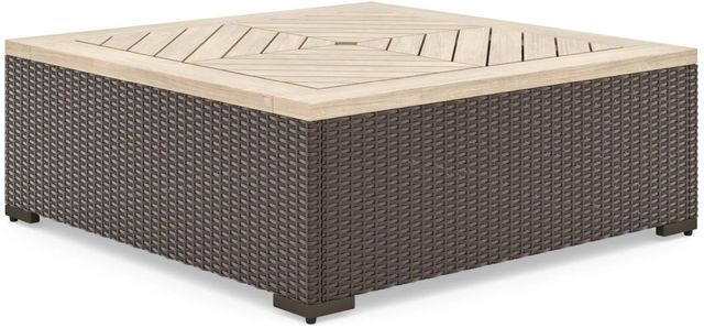 homestyles® Palm Springs Brown Outdoor Coffee Table-0