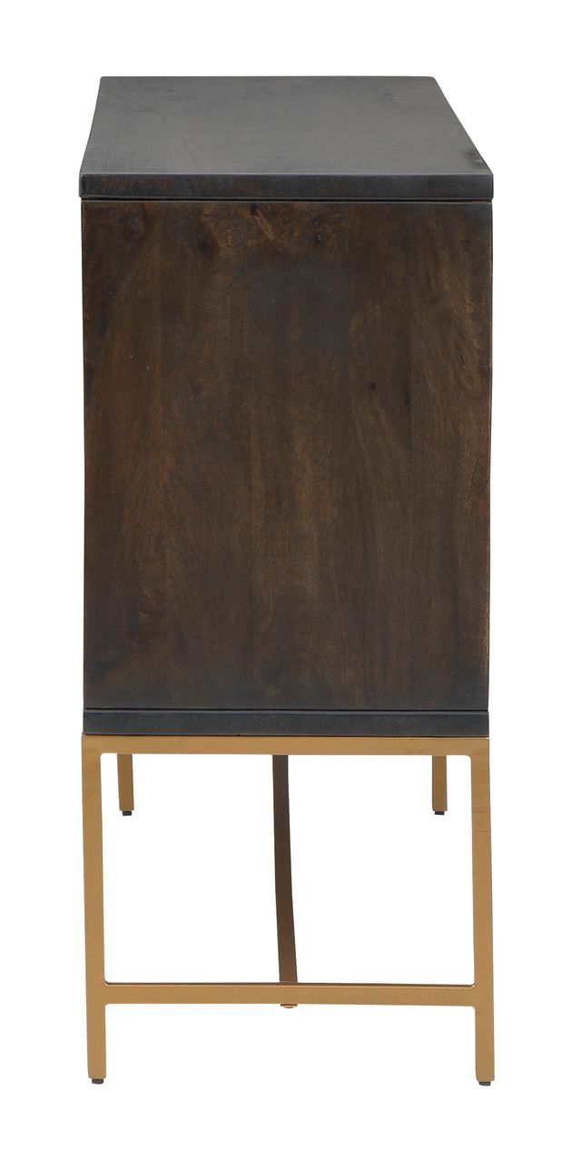 Signature Design by Ashley® Elinmore Brown/Gold Finish Accent Cabinet 2