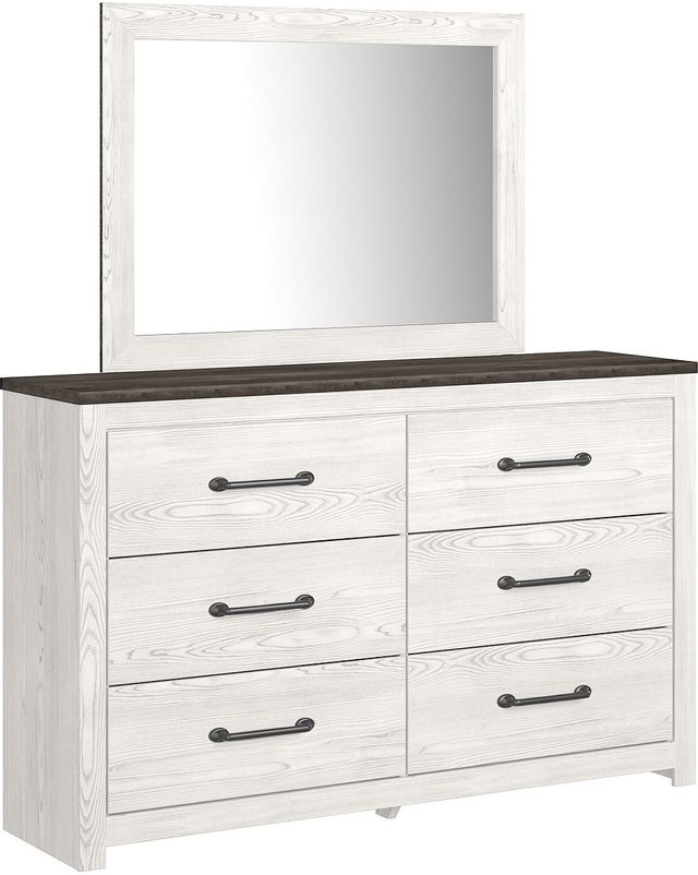Signature Design by Ashley® Gerridan White/Gray Dresser and Mirror Set