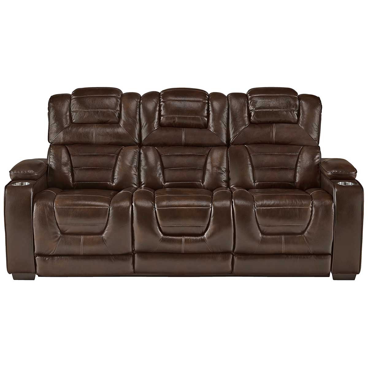 Corinthian Furniture Desert Chocolate Power Reclining Sofa