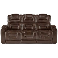 Corinthian Furniture Desert Chocolate Power Reclining Sofa
