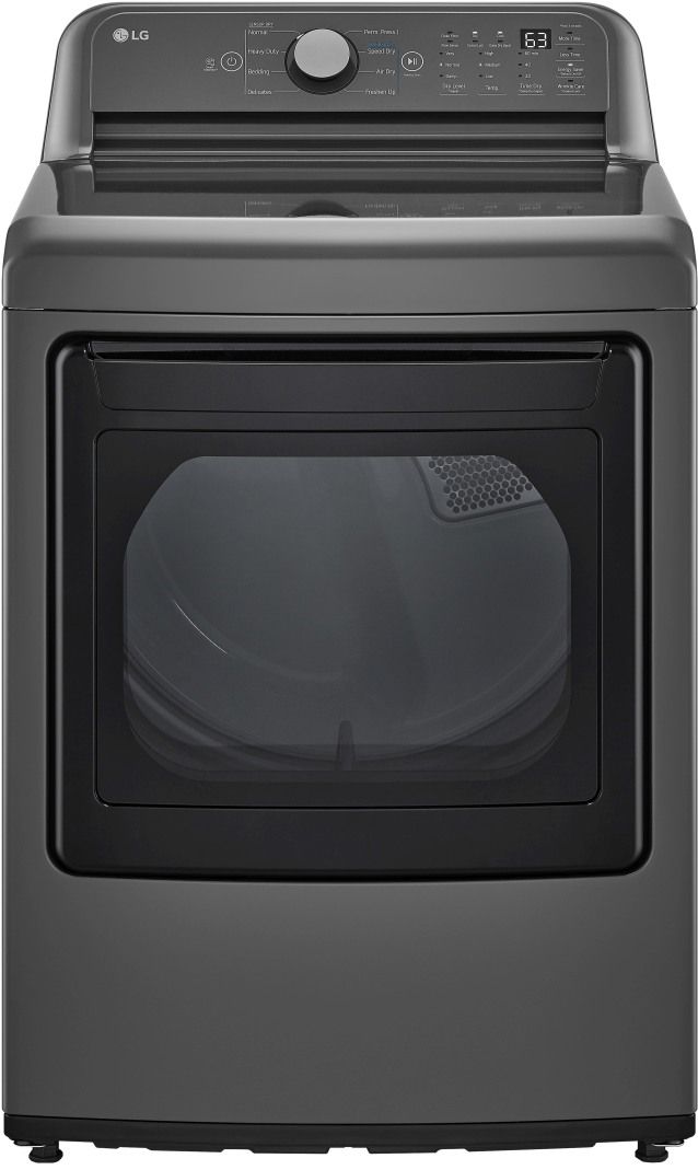 LG 7.3 Cu. Ft. Middle Black Front Load Electric Dryer