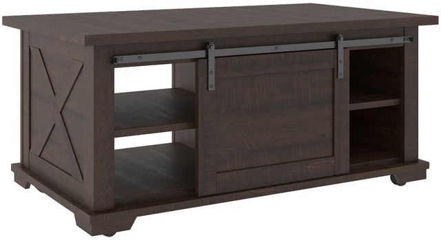 Signature Design by Ashley® Camiburg Warm Brown Rectangular Coffee Table-3