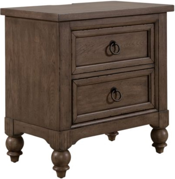 Liberty Americana Farmhouse Dusty Taupe Nightstand Watson S Furniture   28ac957e 5e18 440f Af6e Ae917321ae10 