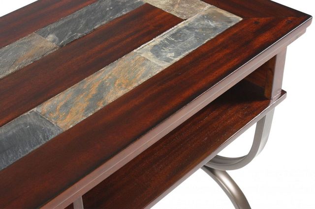 Signature Design by Ashley® Zander Medium Brown Console Sofa Table 1