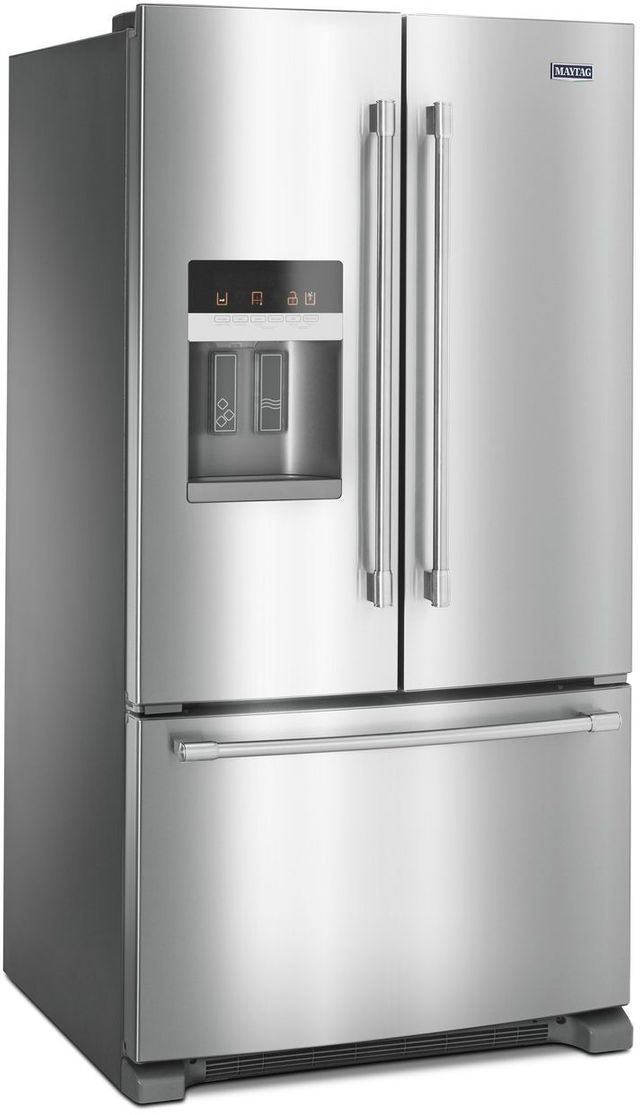 Réfrigérateur à portes françaises de 36 po Maytag® de 24,7 pi³ - Acier inoxydable résistant aux traces de doigts 3