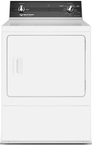 Speed Queen® DR3 7.0 Cu. Ft. White Front Load Electric Dryer