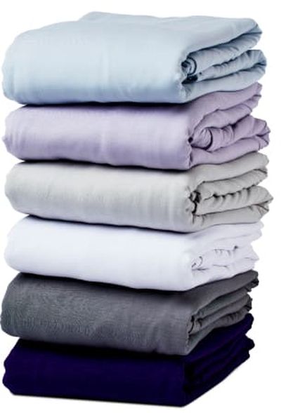 Purple® SoftStretch® True White Split King Sheet Set-1