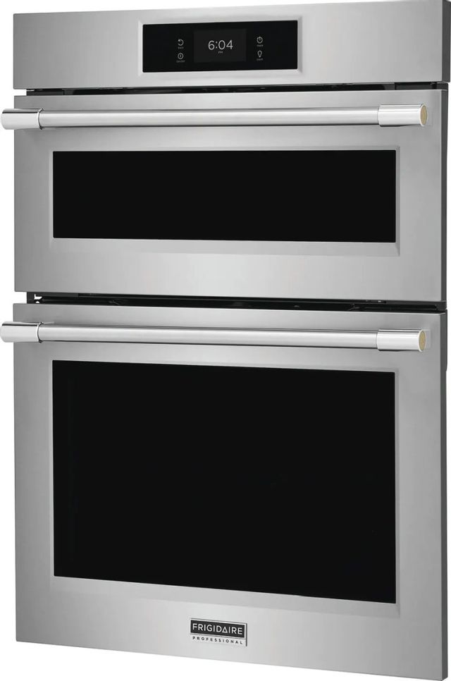 Frigidaire Professional® 30'' Smudge-Proof® Stainless Steel Oven/Microwave Combination Electric Wall Oven 1