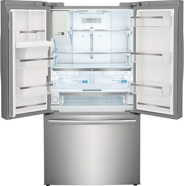 Frigidaire Gallery® 22.6 Cu. Ft. Smudge-Proof® Stainless Steel Counter Depth French Door Refrigerator 1