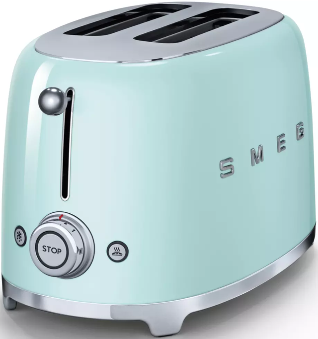 Smeg 50's Retro Style 2 Slice Toaster-Pastel Green